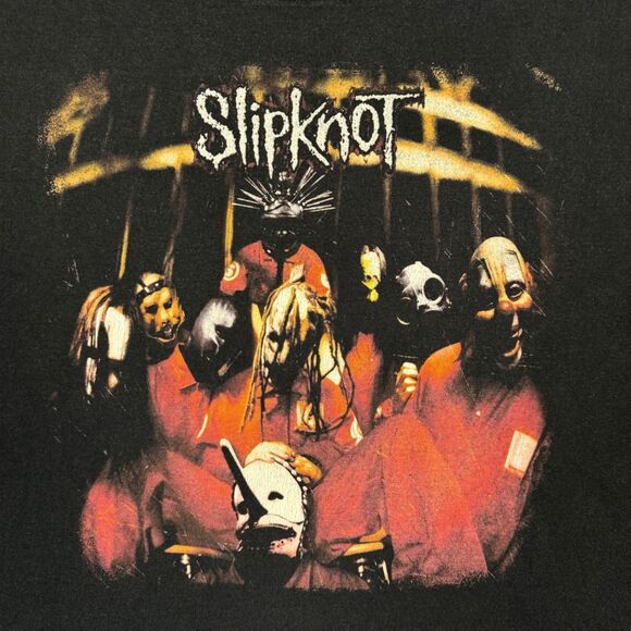 Vintage Y2K Slipknot F*ck it All Self Titled Heavy Metal Rock Band T Shirt - 2XL - Picture 3 of 8